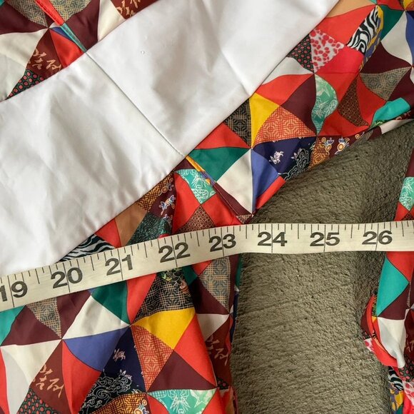 Nike Men’s Windrunner Jacket M Multicolor Patchwork Geometric Retro Windbreaker - Picture 2 of 5